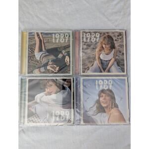 Taylor Swift 1989 Taylor's Version 4 CDs NEW Sealed Green Rose Pink Yellow Blue